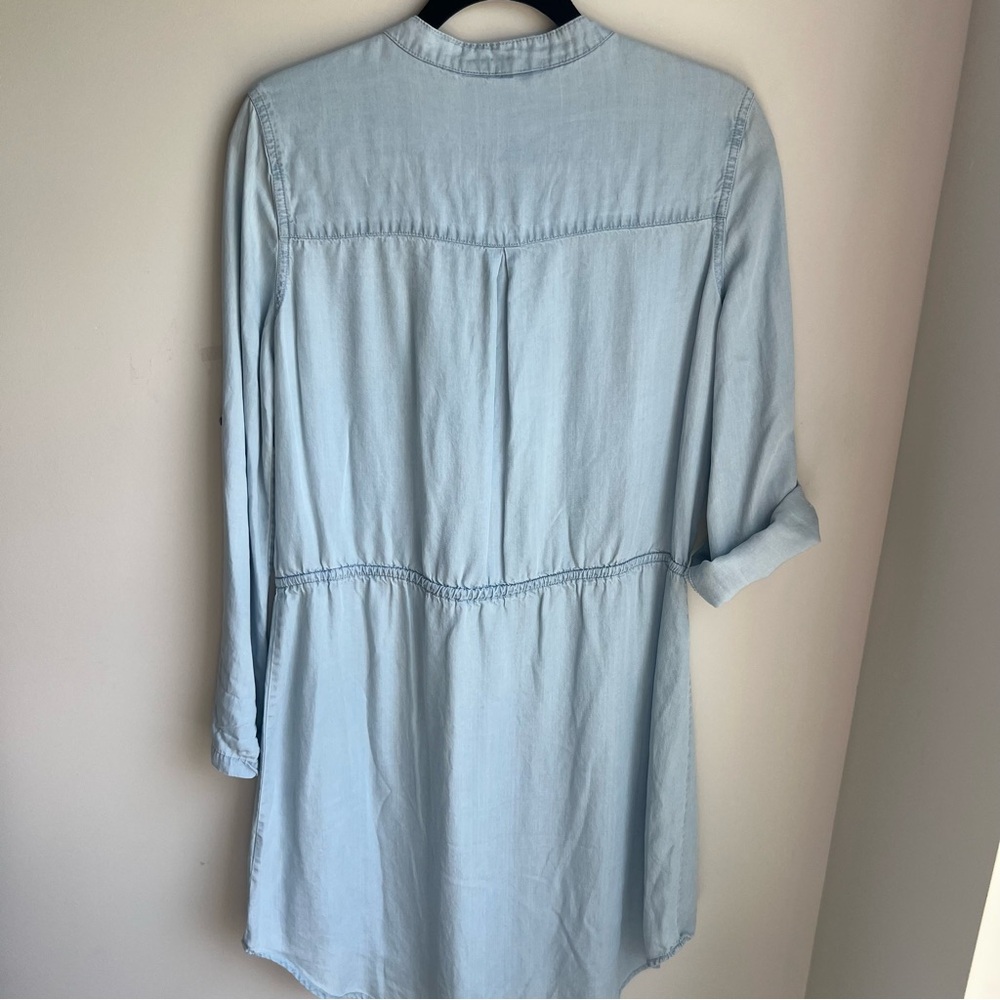 Alya Light Blue High Low Dress - Size Large - Picture 4 of 11